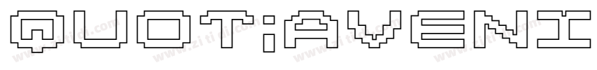 quot;AVENIR LT STD 55 RO字体转换
